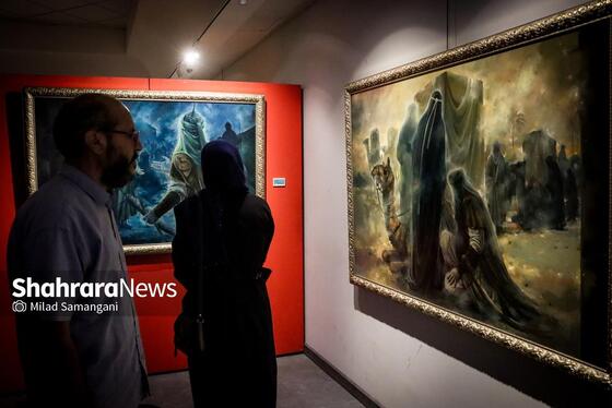 گزارش تصویری | نمایشگاه عاشورایی «رستاخیز»
