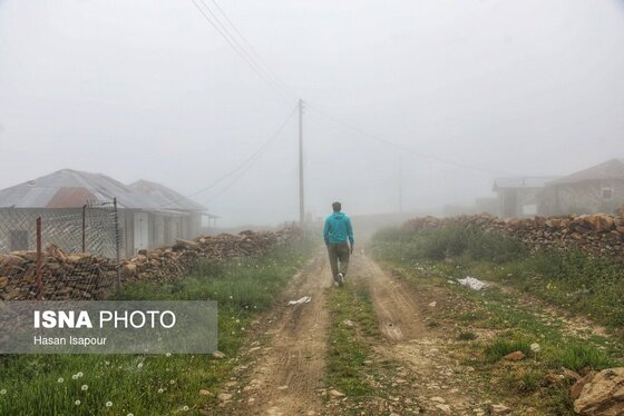 ایران زیباست | روستای «اِسپِرِز» سوادکوه بر فراز ابر‌ها