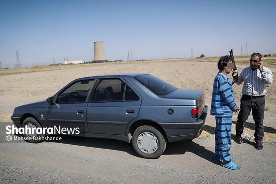 گزارش تصویری | بازسازی صحنه قتل در حوالی سالارآباد
