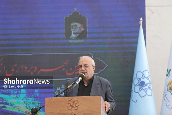 گزارش تصویری | بهره‌برداری از پروژه اتصال بولوار امام‌خمینی(ره) به بولوار نماز در مشهد (۲۸ مرداد ۱۴۰۴)
