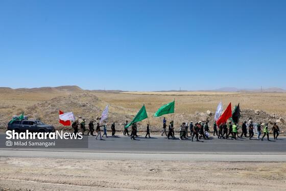 گزارش تصویری | آغاز موج پیاده‌روی زائران به مشهد همزمان با ایام شهادت امام رضا(ع)