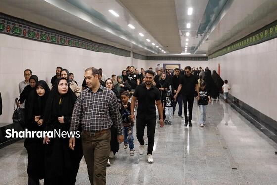 گزارش تصویری | خدمات رسانی اتوبوسرانی و مترو مشهد به زائران و مجاوران در روزهای پایانی ماه صفر