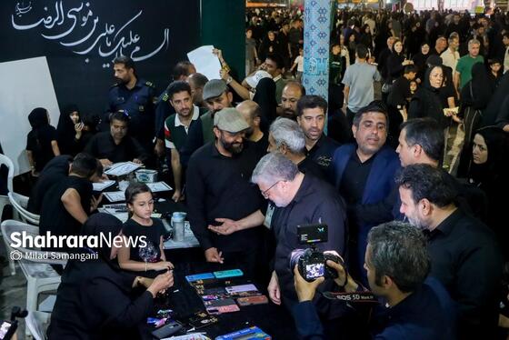 گزارش تصویری | بازدید شهردار مشهد از ارائه خدمات به زائران دهه آخر صفر