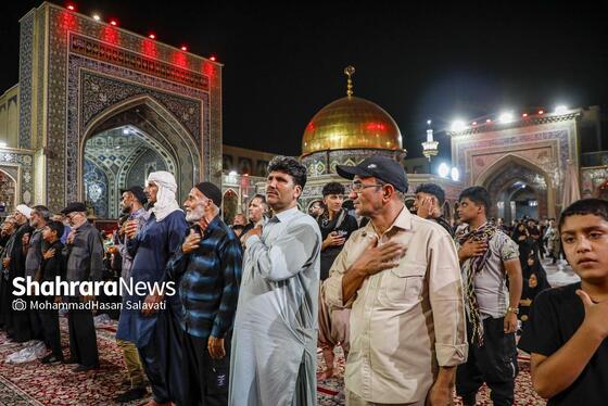 گزارش تصویری | «حسینیه حرم»، عزاداری سنتی اقوام استان‌های مختلف در حرم مطهر رضوی