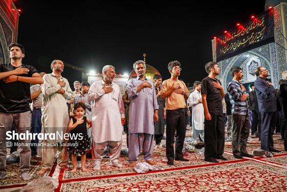 گزارش تصویری | «حسینیه حرم»، عزاداری سنتی اقوام استان‌های مختلف در حرم مطهر رضوی