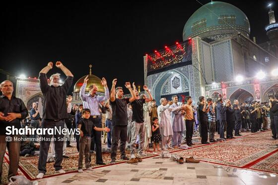 گزارش تصویری | «حسینیه حرم»، عزاداری سنتی اقوام استان‌های مختلف در حرم مطهر رضوی