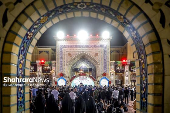 گزارش تصویری | «حسینیه حرم»، عزاداری سنتی اقوام استان‌های مختلف در حرم مطهر رضوی