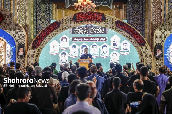 گزارش تصویری | «حسینیه حرم»، عزاداری سنتی اقوام استان‌های مختلف در حرم مطهر رضوی