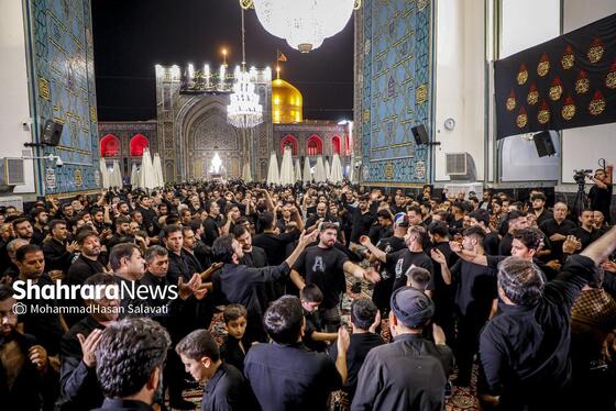 گزارش تصویری | «حسینیه حرم»، عزاداری سنتی اقوام استان‌های مختلف در حرم مطهر رضوی