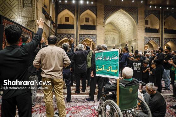 گزارش تصویری | «حسینیه حرم»، عزاداری سنتی اقوام استان‌های مختلف در حرم مطهر رضوی