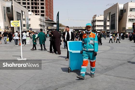 گزارش تصویری | موکب های خدمت رسان به زائران در روزهای پایان ماه صفر در عرصه میدان شهدا مشهد