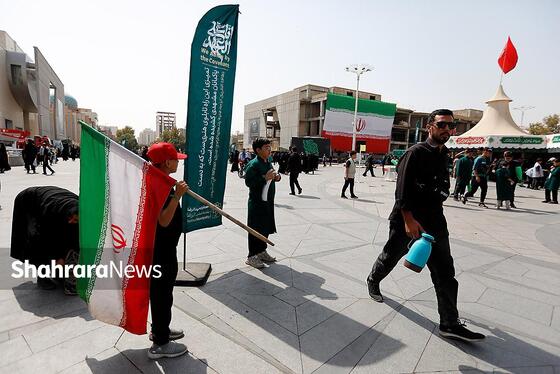 گزارش تصویری | موکب های خدمت رسان به زائران در روزهای پایان ماه صفر در عرصه میدان شهدا مشهد