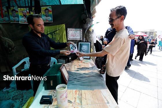 گزارش تصویری | موکب های خدمت رسان به زائران در روزهای پایان ماه صفر در عرصه میدان شهدا مشهد