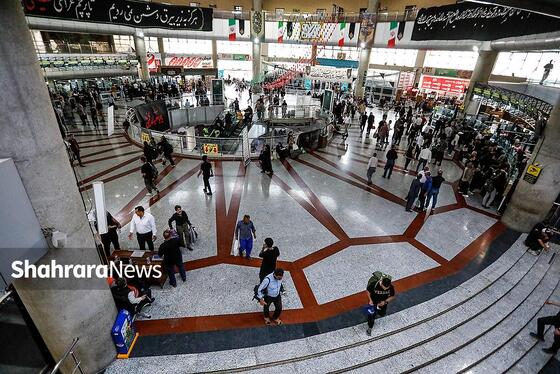 گزارش تصویری | موج بازگشت زائران از مشهد در پایانه مسافربری امام رضا(ع)