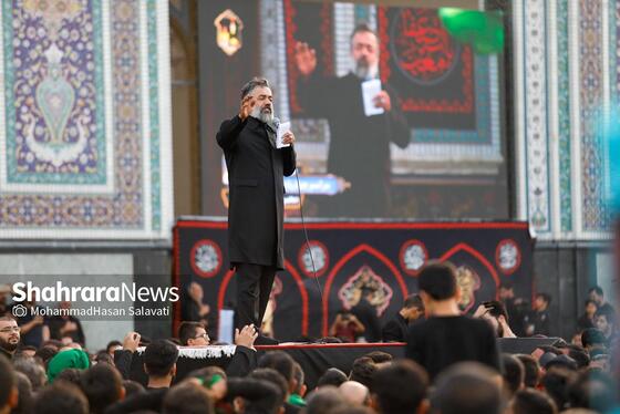 گزارش تصویری | مراسم چهارپایه خوانی شهادت حضرت رضا علیه السلام در حرم مطهر رضوی