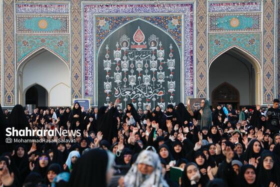 گزارش تصویری | مراسم چهارپایه خوانی شهادت حضرت رضا علیه السلام در حرم مطهر رضوی