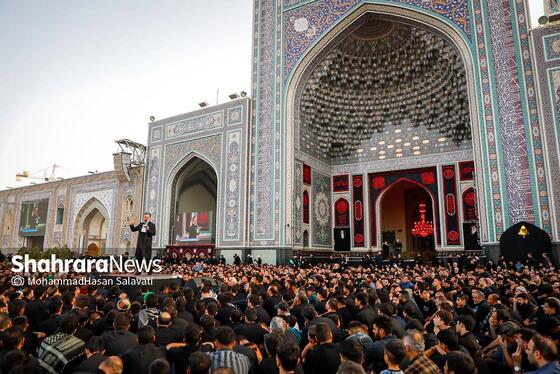 گزارش تصویری | مراسم چهارپایه خوانی شهادت حضرت رضا علیه السلام در حرم مطهر رضوی