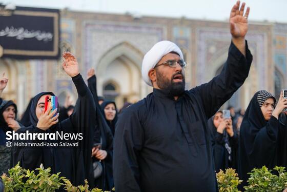 گزارش تصویری | مراسم چهارپایه خوانی شهادت حضرت رضا علیه السلام در حرم مطهر رضوی