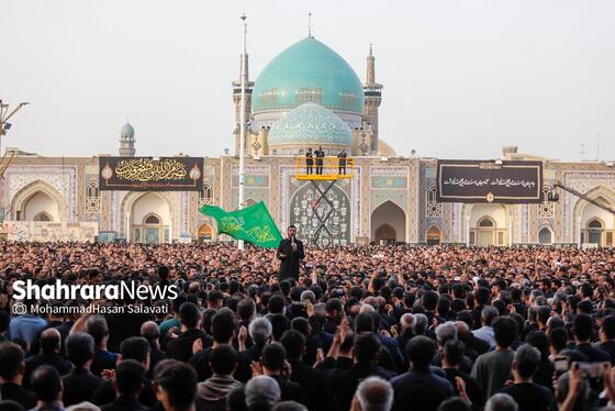 گزارش تصویری | مراسم چهارپایه خوانی شهادت حضرت رضا علیه السلام در حرم مطهر رضوی