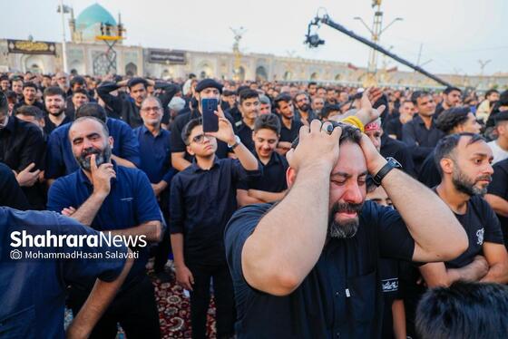 گزارش تصویری | مراسم چهارپایه خوانی شهادت حضرت رضا علیه السلام در حرم مطهر رضوی