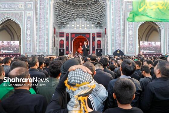 گزارش تصویری | مراسم چهارپایه خوانی شهادت حضرت رضا علیه السلام در حرم مطهر رضوی