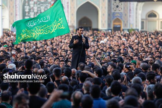 گزارش تصویری | مراسم چهارپایه خوانی شهادت حضرت رضا علیه السلام در حرم مطهر رضوی