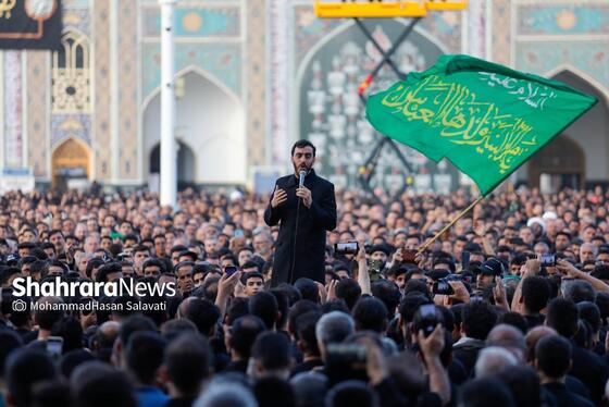 گزارش تصویری | مراسم چهارپایه خوانی شهادت حضرت رضا علیه السلام در حرم مطهر رضوی
