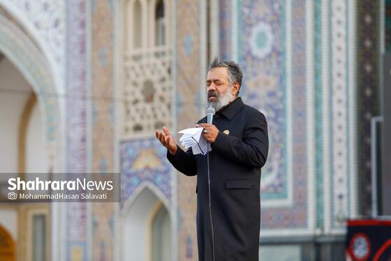 گزارش تصویری | مراسم چهارپایه خوانی شهادت حضرت رضا علیه السلام در حرم مطهر رضوی