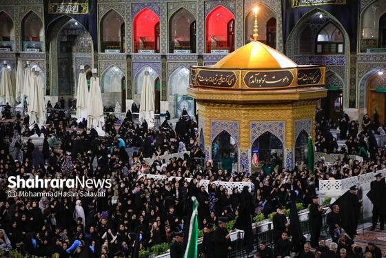 گزارش تصویری | آیین شام غریبان شهادت امام رضا(ع) در حرم رضوی