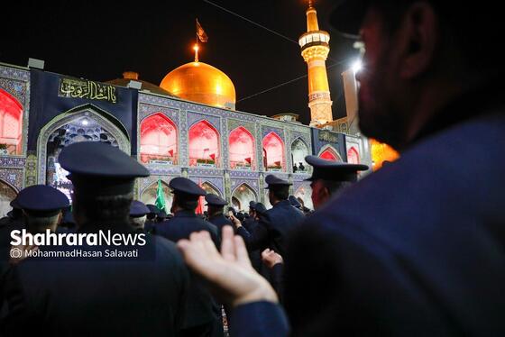 گزارش تصویری | آیین شام غریبان شهادت امام رضا(ع) در حرم رضوی