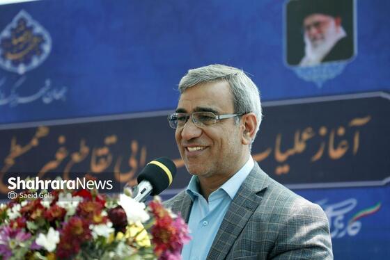 گزارش تصویری | مراسم آغاز عملیات اجرایی تقاطع غیرهم‌سطح سه‌راه فردوسی و ۶ پروژه عمرانی دیگر در مشهد