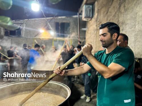 گزارش تصویری | توزیع شله نذری همزمان با شهادت امام حسن عسکری(ع) در مشهد