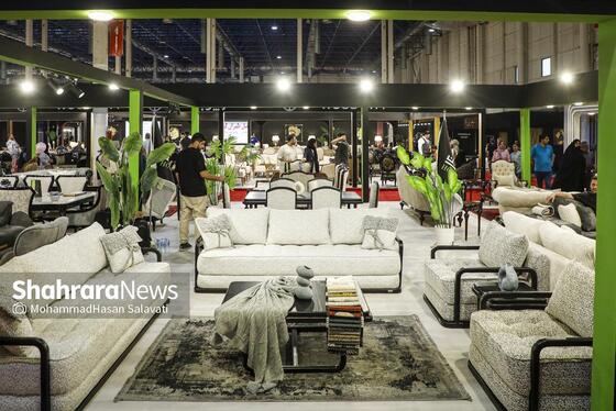 گزارش تصویری | نمایشگاه بین‌المللی مبلمان، لوستر و دکوراسیون داخلی در مشهد