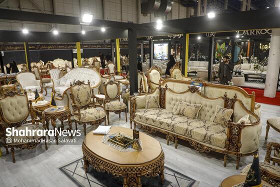 گزارش تصویری | نمایشگاه بین‌المللی مبلمان، لوستر و دکوراسیون داخلی در مشهد