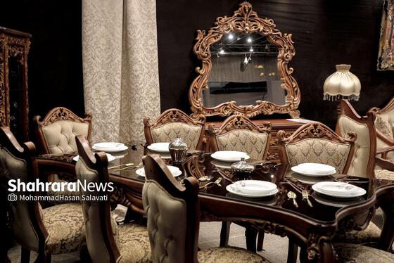 گزارش تصویری | نمایشگاه بین‌المللی مبلمان، لوستر و دکوراسیون داخلی در مشهد