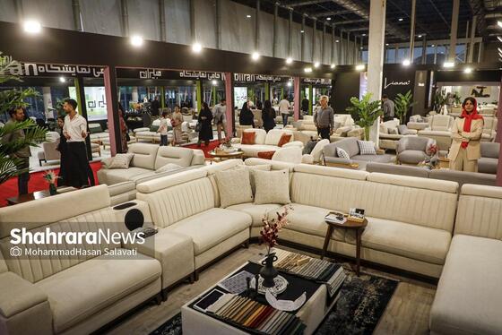 گزارش تصویری | نمایشگاه بین‌المللی مبلمان، لوستر و دکوراسیون داخلی در مشهد