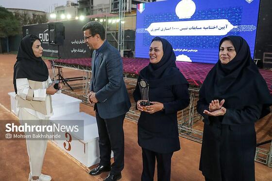 گزارش تصویری | فینال مسابقات جایزه بزرگ هزار امتیازی تنیس کشور در مشهد