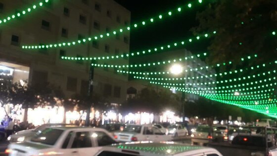 مشهد به رنگ سبز درآمد + تصاویر