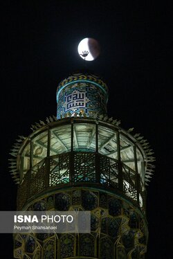 گزارش تصویری | ماه گرفتگی قرن - ایران