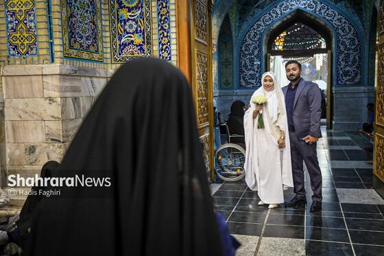 گزارش تصویری | حال و هوای حرم مطهر رضوی در شب میلاد پیامبر اکرم
