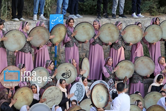 گزارش تصویری | همایش «دف نوازان» بجنورد