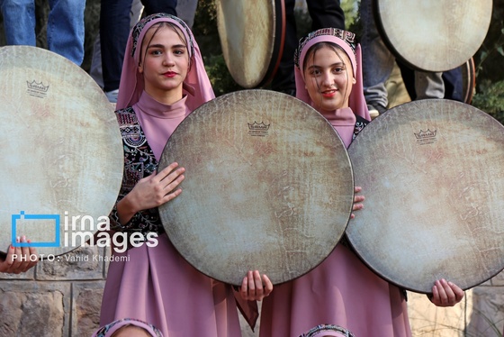 گزارش تصویری | همایش «دف نوازان» بجنورد