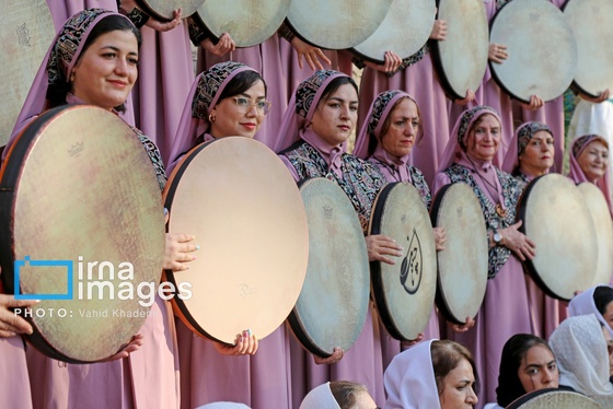 گزارش تصویری | همایش «دف نوازان» بجنورد