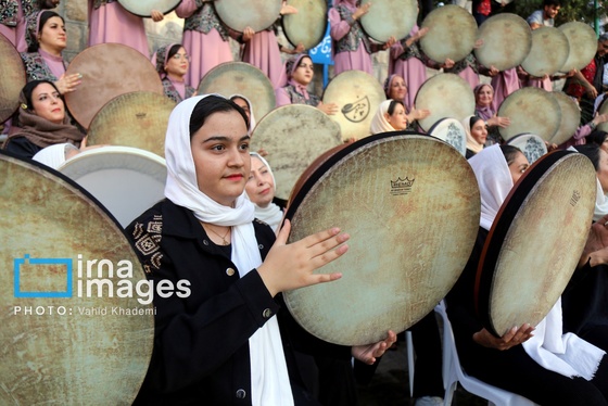 گزارش تصویری | همایش «دف نوازان» بجنورد