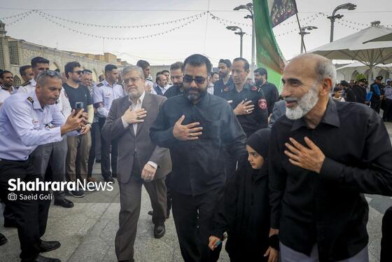 گزارش تصویری | مراسم تشییع پیکر آتش‌نشان فداکار «شهید رضا فخریان» در مشهد