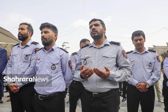 گزارش تصویری | مراسم تشییع پیکر آتش‌نشان فداکار «شهید رضا فخریان» در مشهد