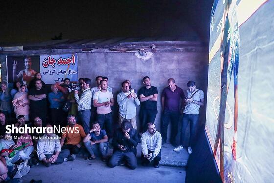 گزارش تصویری | تماشای مسابقه فینال کشتی احمد جوان در مشهد