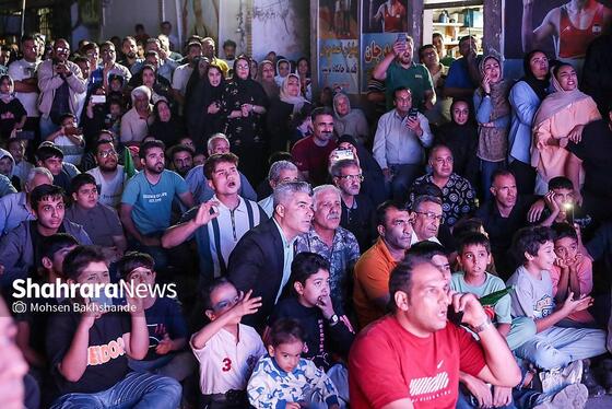 گزارش تصویری | تماشای مسابقه فینال کشتی احمد جوان در مشهد