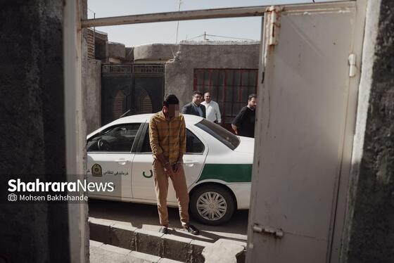 گزارش تصویری | بازسازی صحنه قتل بانوی قهرمان مچ انداز فریمانی