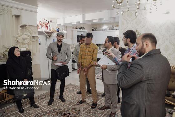 گزارش تصویری | بازسازی صحنه قتل بانوی قهرمان مچ انداز فریمانی